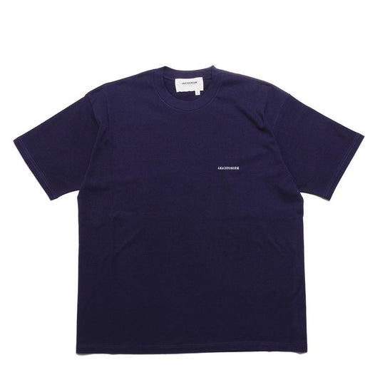 【ANACHRONORM / 時代錯亂】標準刺繡短袖T恤 海軍藍 (NM-TS09)