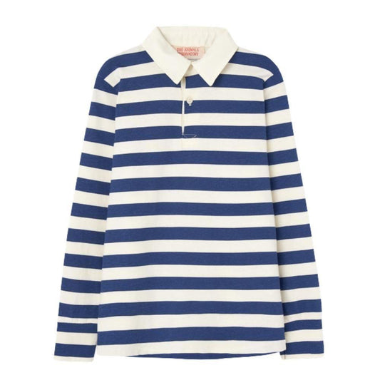 【50%off】The Animals Observatory/Stripes Navy Eel Polo Shirt (TAO-25AW-F25186_064_DK-488212231)