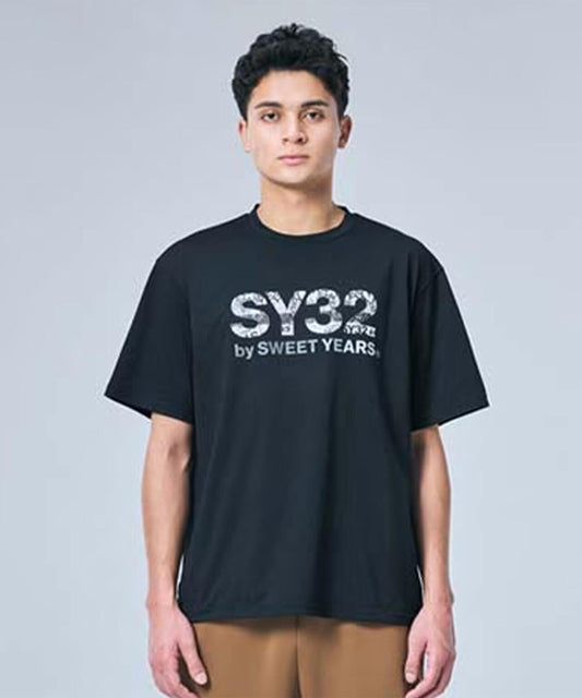 SY32 by SWEET YEARS BASIC GRAPHIC LOGO 印花短袖T恤