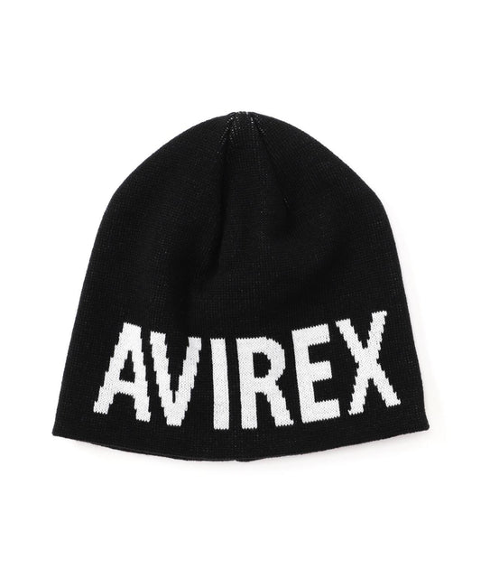 AVIREX LOGO BEANIE logo設計 針織面料 針織帽(專賣店)