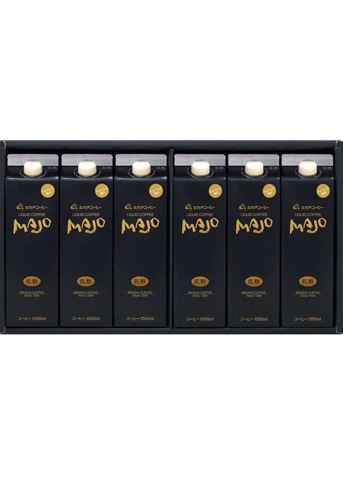 MAJO低糖冰咖啡6瓶套裝盒裝