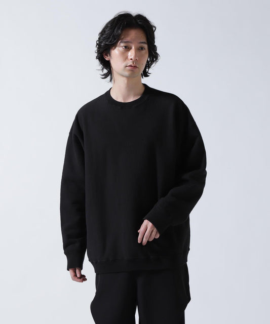 ATON(エイトン) GARMENT DYED URAKE OVERSIZED PULLOVER 套頭衛衣
