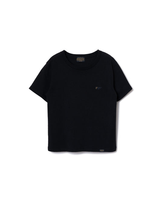 Logo EMB 標識設計 短袖T恤 BLACK