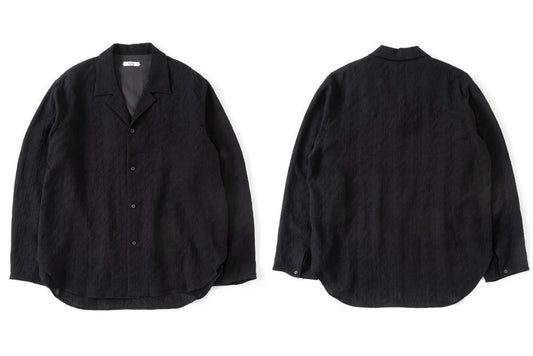 saby LAPEL SHIRTS - BISHU JAPAN COTTON LINEN JACCQUARD (saby )
