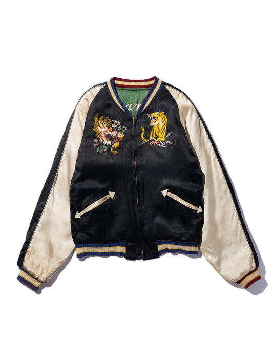 NorMo Vintage / 《Special》1950’s-Souvenir Jacket (SUKA JK) 雙面穿 虎鷹刺繡夾克