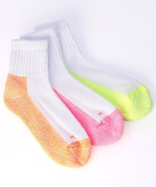 足底配色 四分丈短襪(25.0-27.0cm)