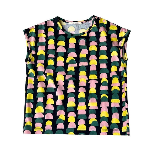 【30%off】mina perhonen【ミナ ペルホネン】rocher tops - pink mix (mina25ss-ADS8467PB/PC/PD-PKMX)