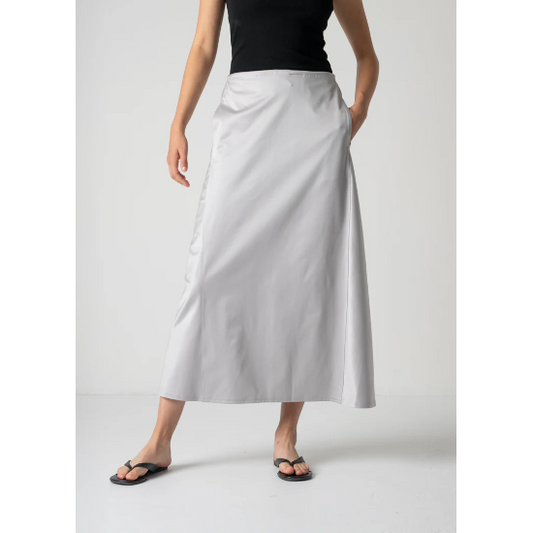 COGTHEBIGSMOKE 【コグザビッグスモーク】JENIFFER FLAIR SKIRT/ 91 SILVER (12502-396-1019-1) (12502-396-1019-1)