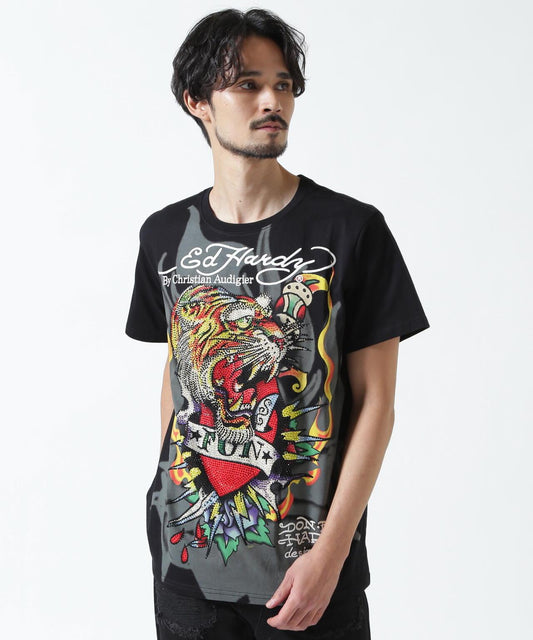 TIGER圖案 ECST SS TEE T恤