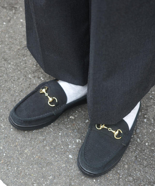 MANEBU BITCH SLIPPER SUEDE 金屬扣樂福拖鞋 麂皮材質 男女同款