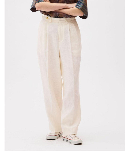 FRENCH WORK HEVY LINEN TROUSERS 亞麻褲