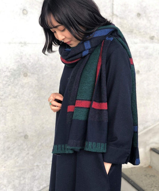 23AW!【人気/秋冬向け/UNISEX】tanbo 格子圖案 圍巾