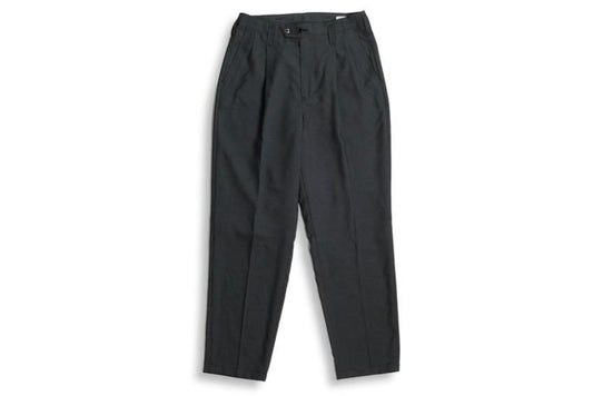 THRIFTWEARMARKET&FLEAMARKET TOUrr 2 TUCK SLACKS P/R MIX TWILL - CHARCOAL (THRIFTWEARMARKET&FLEAMARKET TOUrr)