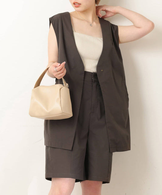 【natural couture】背心+短褲套裝