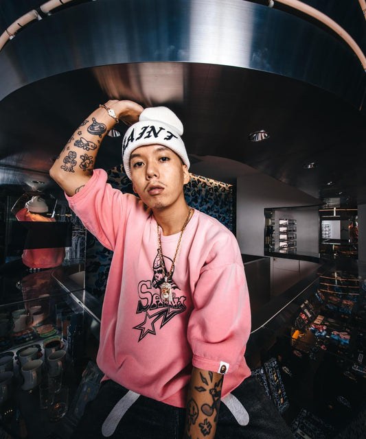 SAINT MICHAEL セントマイケル BAPE_SS CRW N SWT SNT STAR 衛衣