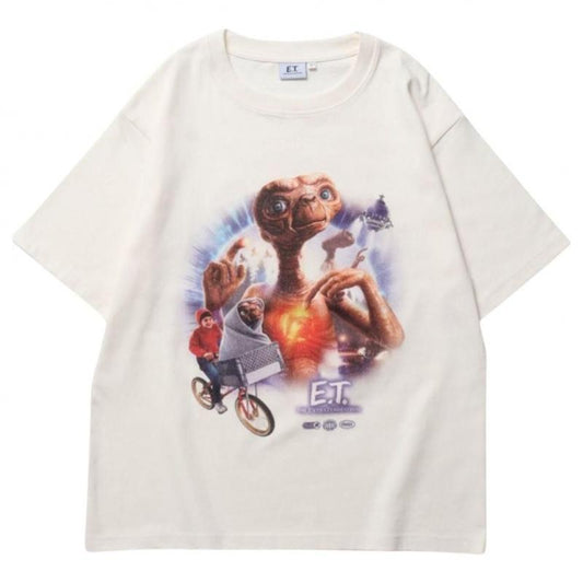 E.T. ムービー(E.T. 外星人) T恤 WHITE CT7858WH