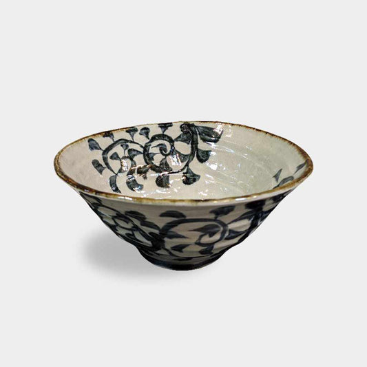 美濃燒 Marumo加藤陶器 章魚唐草 7寸點心碗