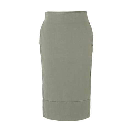 MADISONBLUE 【マディソンブルー】 SOFIE BACK SATIN TIGHT LONG SKIRT KHAKI (MB000-6004) (MB000-6004)