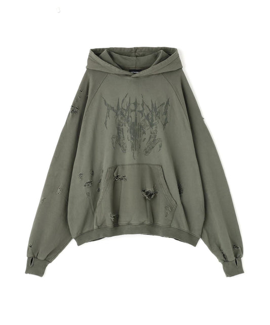 NOT4NERD DESTROYED PIGMENT GOAT PULLOVER HOODIE 連帽衛衣