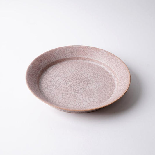 Hibiki 紅色圓形Rim Plate M號陶瓷盤 fuuu