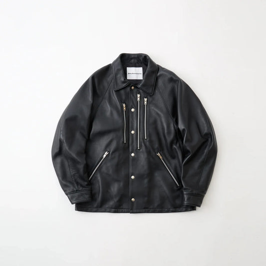 White Mountaineering / WM×Schott 皮革教練夾克