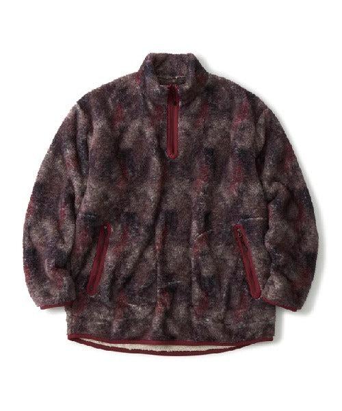 White Mountaineering ABSTRUCT PATTERN 抓絨套頭上衣