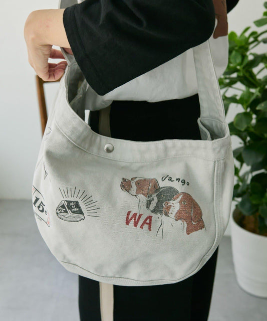 100%純棉 可機洗 Work of art Kendai×SUM1 STYLE 單肩包