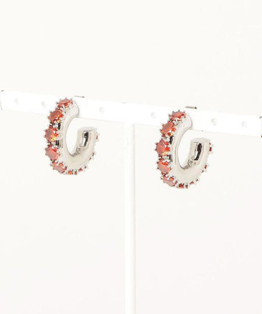 JUSTINE CLENQUET NINA ORANGE ERRINGS 耳環