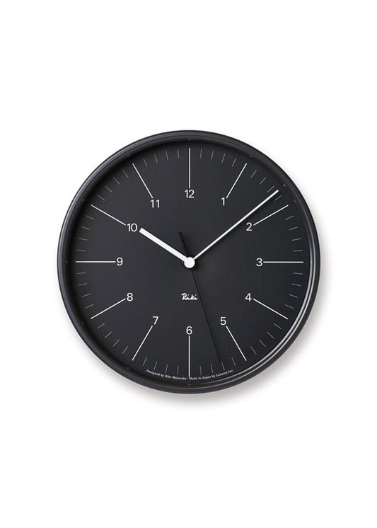 【Lemnos】RIKI STEEL CLOCK ブラック