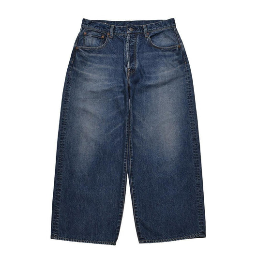 MINE DENIM | マインデニム S.Wide Straight Cropped 5pocket USD (2603-1002) (2603-1002)