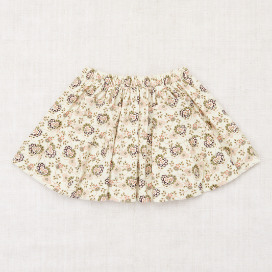 LAST ONE【60%off】Misha&Puff(ミーシャアンドパフ)/Circle Skirt - Sugar Calico Hearts (25FA1-K3037F25-P24)