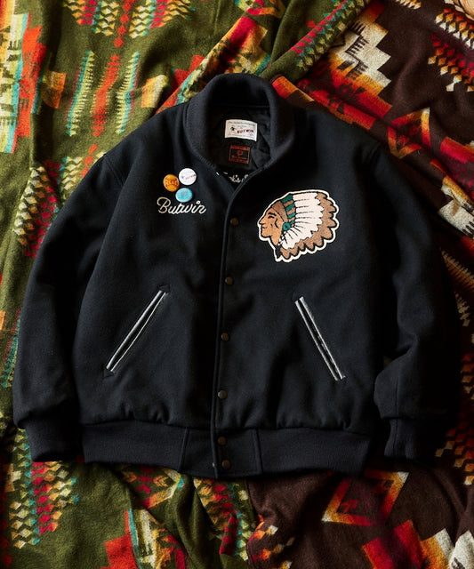 BUTWIN×MISSION DISTRICT×FREAK'S STORE/巴特溫 聯名 羊毛絨獎狀夾克/棒球夾克