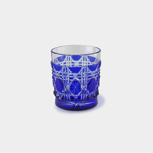 琉璃 薩摩切子 老式玻璃杯 satuma