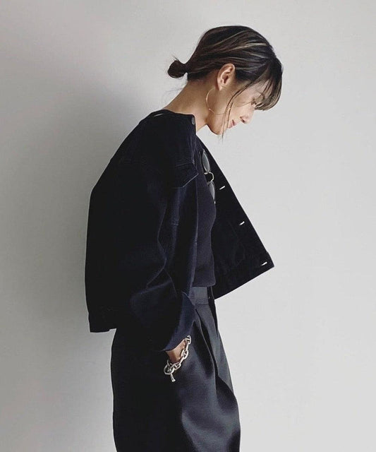 <編輯者坪田早美合作>NOERIE -諾艾莉- / 無領夾克