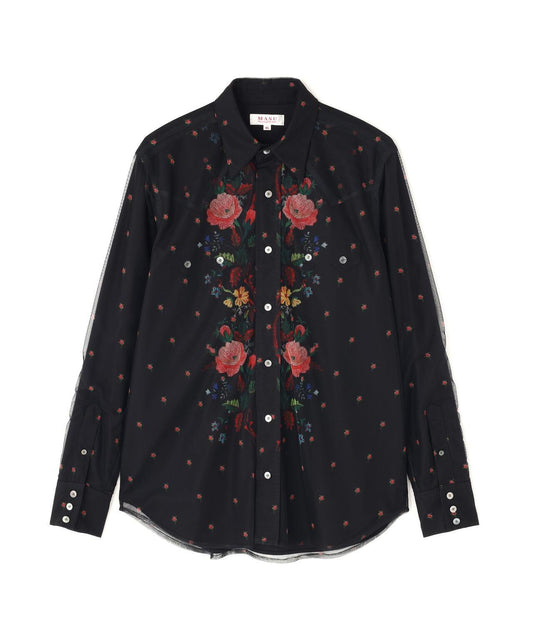 MASU/エムエーエスユー/ROCOCO LAYERED WESTERN SHIRT/M26H9SL003