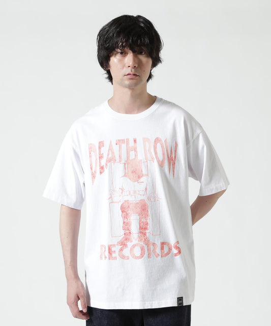U/MUSIC DEATH ROW REC 短袖T恤 WHITE款