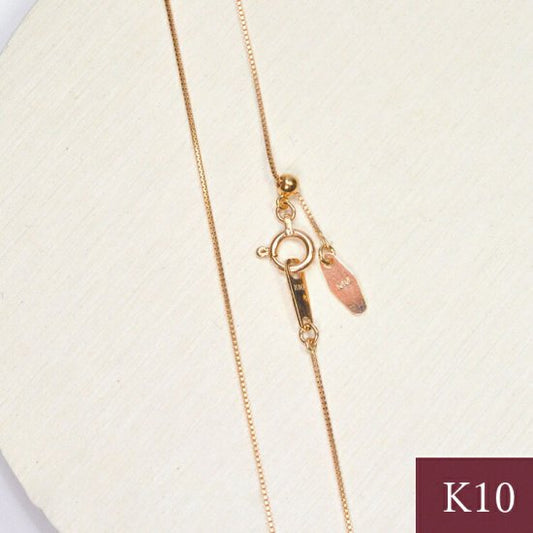 K10PG 粉紅金 滑動式威尼斯鏈 45cm 寬度0.5mm
