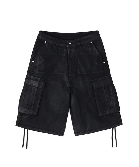DankeSchon 11oz RUBBER COATED CARGO SHORTS 工裝短褲