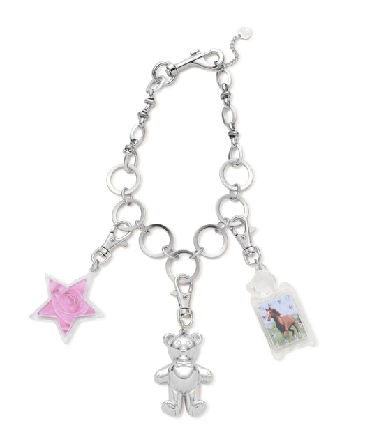 hurjaboyacc ホジャボーイアクセ TEDDY BEAR FRAME 小熊框架項鍊