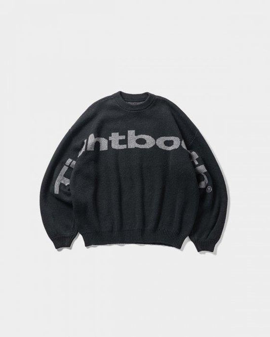 (SALE)TIGHTBOOTH BIG LOGO KNIT SWEATER FW24-KN02 (FW24-KN02 )