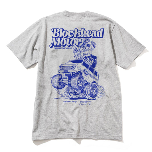 7STARS DESIGN x BLOCKHEAD MOTORS 3週年灰色T恤