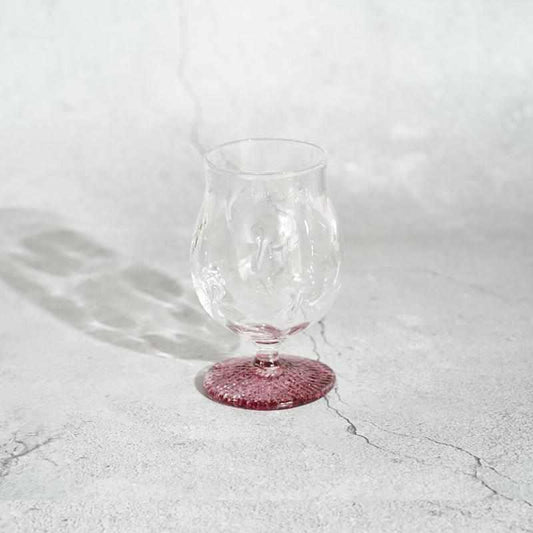 手工吹制玻璃 Izumo 粉色啤酒杯