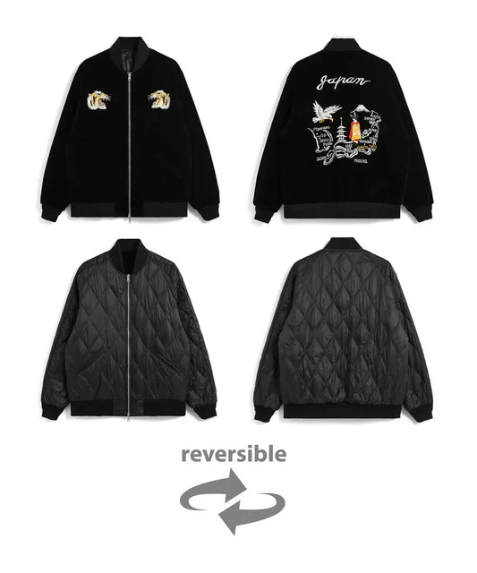 TAION / REVERSIBLE "SKAJAN" DOWN JACKET