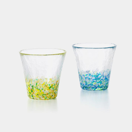 日本色風景 玻璃對杯 津軽びいどろ 北洋硝子 アデリア