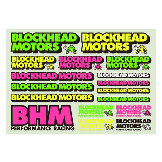 BLOCKHEAD MOTORS 哥特Logo 熒光配色 商品