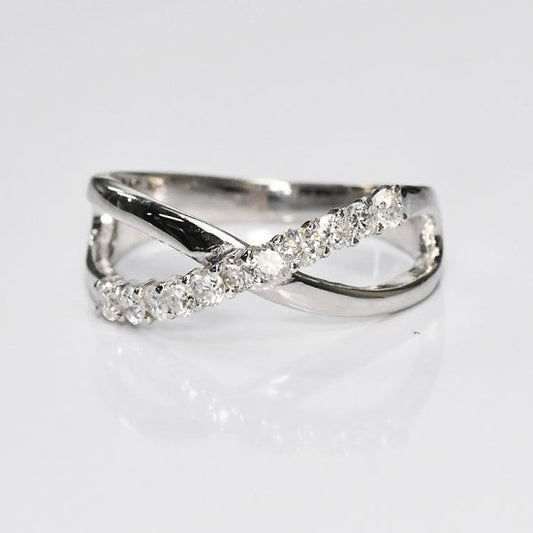 侍ダイヤモンド 天然ダイヤモンド エタニティリング 「メビウス」 0.3ct H&C G~Iカラー VS~SIクラス (SD-R-0011)