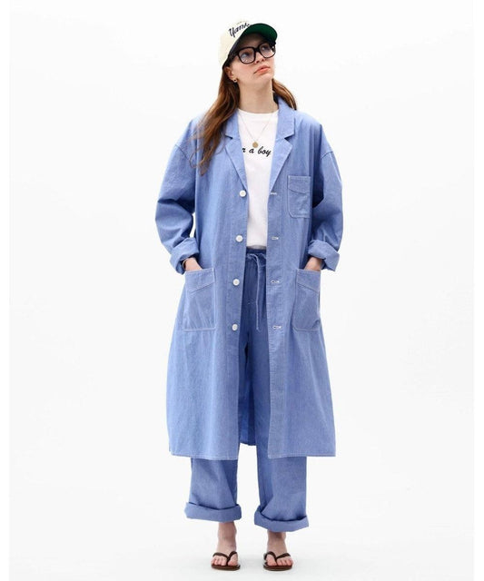 CHAMBRAY COAT Chambray面料大衣