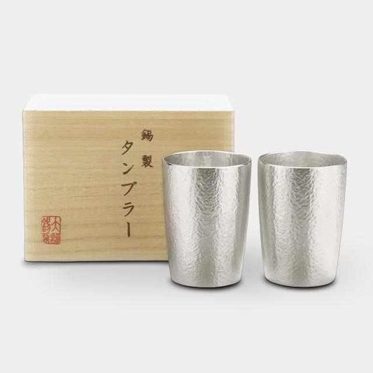 大阪浪華錫器 ベルク 小號對裝 錫制隨行杯