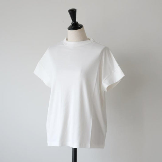 HENON (エノン) | スピンプラチナム フレンチスリーブPO (white) | トップス シンプル お灑落 (h24s002wh)