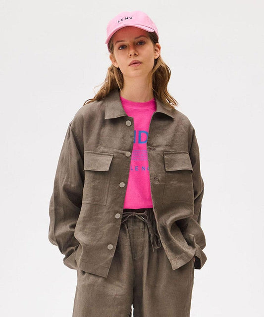 LINEN WORK SHIRTS《UNISEX》 亞麻工裝襯衫